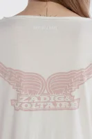 Тениска TUNISIEN | Regular Fit Zadig&Voltaire Екрю