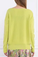 вълнен пуловер | loose fit | с добавка коприна RIANI лимонен