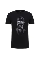 T-shirt Lagerfeld черен