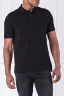 Поло/тениска с яка Darelli-U1 | Regular Fit HUGO черен