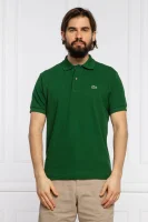 Поло/тениска с яка | Classic fit | pique Lacoste зелен