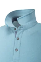 Поло/тениска с яка Pulp | Regular Fit BOSS ORANGE небесносин