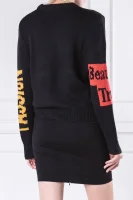 Пуловер | Regular Fit | с добавка вълна GUESS черен