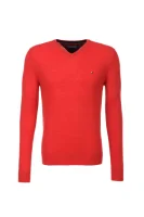 Lambswool Sweater Tommy Hilfiger червен