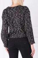 Пуловер | Loose fit GUESS черен