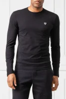 Блуза с дълъг ръкав | Slim Fit EA7 черен