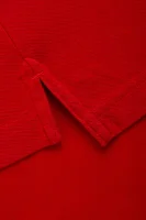 Поло/тениска с яка Thdm basic | Slim Fit | pique Tommy Jeans червен