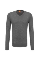 Albono sweater BOSS ORANGE сив