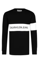 Суитчър/блуза STRIPE INSTITUTIONAL | Regular Fit CALVIN KLEIN JEANS черен