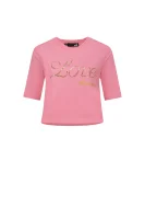 Тениска | Loose fit Love Moschino розов