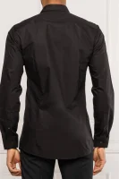 Риза Erriko | Extra slim fit HUGO черен