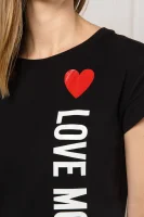 Тениска | Regular Fit Love Moschino черен