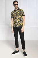 Поло/тениска с яка | Regular Fit Versace Jeans Couture черен