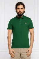 Поло/тениска с яка | Slim Fit | pique Lacoste зелен