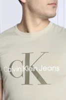 Тениска | Slim Fit CALVIN KLEIN JEANS маслинен