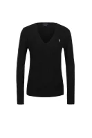 Вълнен пуловер | Regular Fit | с добавка кашмир POLO RALPH LAUREN черен