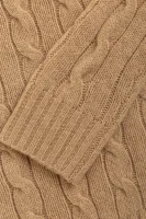 Пуловер | Regular Fit | с добавка кашмир POLO RALPH LAUREN бежов