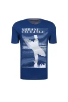 Тениска | Slim Fit Armani Exchange тъмносин