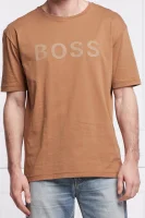 Тениска Tee 6 | Regular Fit BOSS GREEN 	камел	