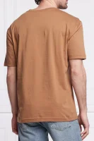Тениска Tee 6 | Regular Fit BOSS GREEN 	камел	