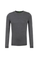 C Caio Wool Sweater BOSS GREEN сив