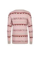Пуловер Dolce с вълна MAX&Co. пясъчен