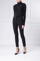 Блуза с поло яка | Regular Fit GUESS черен