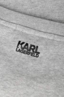 Sweatshirt Rhinestones Karl Lagerfeld сив