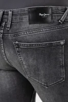Шорти CHAP | Slim Fit | denim Pepe Jeans London черен
