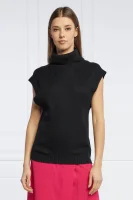 Вълнен пуловер | Regular Fit Patrizia Pepe черен