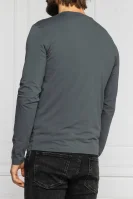 Блуза с дълъг ръкав | Slim Fit EA7 графитен