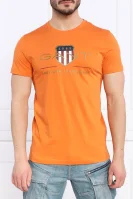 Тениска | Regular Fit Gant оранжев