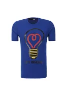 T-shirt Love Moschino син