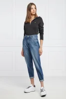 Суитчър/блуза | Cropped Fit Tommy Jeans черен