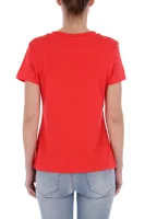 Тениска INSTITUTIONAL LOGO | Regular Fit CALVIN KLEIN JEANS червен