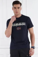 Тениска s-ayas | Regular Fit Napapijri тъмносин
