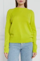 Кашмирен пуловер | Regular Fit Samsøe Samsøe лимонен