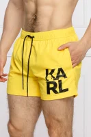 Шорти бански | Regular Fit Karl Lagerfeld жълт