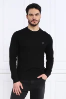 Пуловер | Regular Fit | с добавка вълна Philipp Plein черен