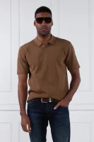 Поло/тениска с яка Petempesto | Regular Fit BOSS ORANGE кафяв