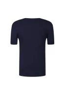 Тениска CN SS SLIPT | Extra slim fit GUESS тъмносин