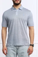 Ленено поло/тениска с яка KISMI | Regular Fit GUESS син