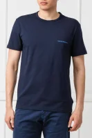 Тениска 2-pack | Regular Fit Emporio Armani тъмносин