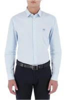 Риза Mypop_1 | Slim Fit BOSS ORANGE небесносин