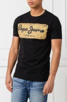 Тениска CHARING | Slim Fit Pepe Jeans London черен