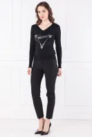 Пуловер Emma | Slim Fit GUESS черен