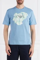 Тениска | Regular Fit Emporio Armani небесносин