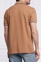 Поло/тениска с яка Paul Curved | Slim Fit BOSS GREEN 	камел	