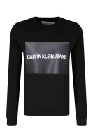 Суитчър/блуза INSTITUTIONAL | Slim Fit CALVIN KLEIN JEANS черен