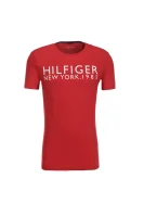 Organic T-shirt Tommy Hilfiger червен